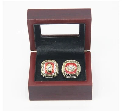 Juego de anillos y caja de exhibición de campeonato del Super Bowl 1966 1969 Kansas City Chiefs 2 piezas  Foto 1 de 4