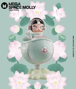 Auténtico MEGA SPACE MOLLY 100% Floración-Loto Vietnam Exclusivo Raro ¡Regalo caliente! - Imagen 1 de 2