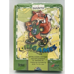 ORIGAMES compass Kids Orienteering game kit Suunto quizzes & puzzles Finnish - Picture 1 of 5
