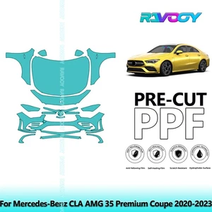 Paint Protection PPF Kit For Mercedes-Benz CLA AMG 35 Premium Coupe 2020-2023 - Picture 1 of 7