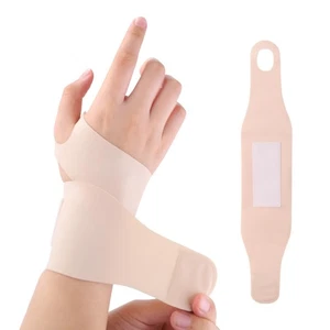 2 PCS Beige Breathable Wrist Brace, Elastic Band, Carpal Tunnel Support, Sprain - Picture 1 of 7