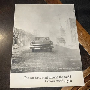 Vintage 1958 Ford Around The World Dealership Brochure - Picture 1 of 6