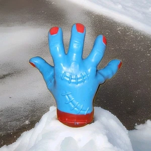 Halloween Zombie Monster Hand Stretchy Squeezy Toy Stress Reliever Elastic 8" - Picture 1 of 8