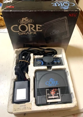 Junk NEC PC-ENGINE Core-Grafx PI-TG3 Home Console with Box + Game Rare Japan F/S - Image 1 of 4