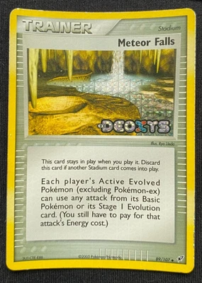 Pokemon Card - Meteor Falls Deoxys 89/107 Reverse Holo Stamped LP - Image 1 of 2