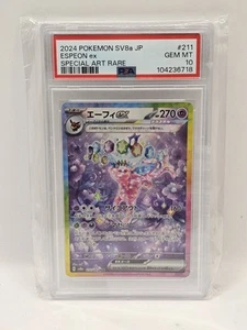 Pokemon Espeon EX 211/187 Terastal Festival PSA 10 GEM-MT Special Art Rare JAP - Bild 1 von 7