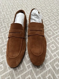 Donald J. Pliner Mens Brown Tender02 Suede Size 11.5 or 11 1/2 - Picture 1 of 6