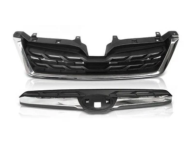 parrilla delantera para subaru forester iv 2013-2018 cromo negro estilo lci Foto 1 de 3