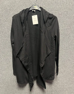 Asos Waterfall Front Hooded Cardigan Black Small TD041 FF 03 - Image 1 of 4
