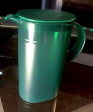 NEW Vintage Tupperware Dark Green Small 16 oz Impressions Creamer Pitcher #3535