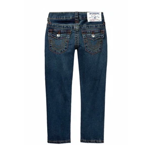 TRUE RELIGION ARUBA BLUE SKINNY JEANS SIZE 6 GIRLS NWT - Picture 1 of 5