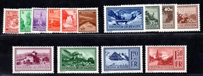 LIECHTENSTEIN 1934-1935 SCOTT # 116-129 MINT NEVER HINGED - Image 1 of 2