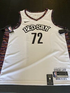 Nike Brooklyn Nets city edition biggie #72 music collection jersey men size XXL - Picture 1 of 11