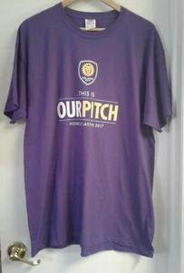 Fruit Of The Loom Orlando City Soccer MLS Promotional Shirt Purple Size XL NWOT - Picture 1 of 4