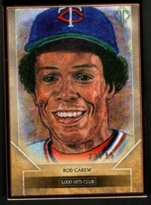2020 Topps Transcendent 3,000 Hits Club ROD CAREW Framed Sketch /95 