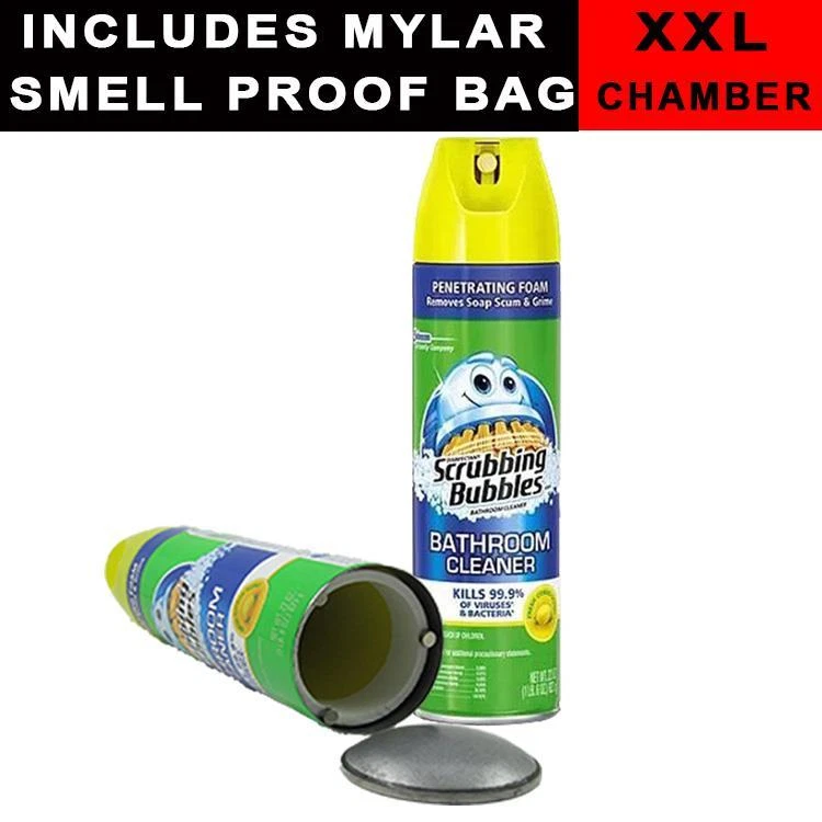 STASH CAN BATHROOM CLEANER DIVERSION SAFE HIDDEN HIDE MONEY JEWELRY CASH SAFES +