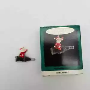 Hallmark Refreshing Flight Ornament Santa Coca Cola RETIRED Miniature Coke - Picture 1 of 9