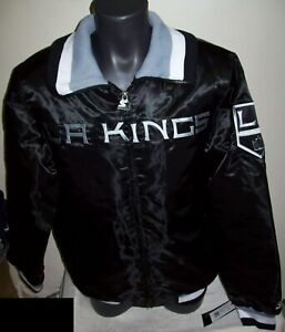 LOS ANGELES LA KINGS Starter NHL Full Zip  Jacket BLACK  M L XL 2X