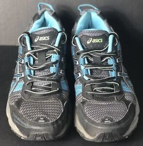 🔥 Asics Gel Venture 4, Running Shoes(T383N) Teal/Black, Women’s 6.5 Great Cond.