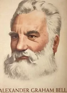 Alexander Graham Bell American Telephone & Telegraph Educational Book 1947 - Imagen 1 de 9