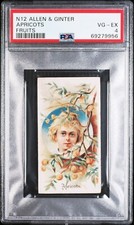 1891 N12 Allen & Ginter Fruits APRICOTS PSA 4 VG-EX