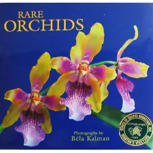 Rare Orchids Photos by Bela Kalman Autographed Copy Hardcover Dust Jacket 143 pg - Picture 1 of 10