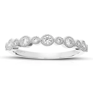1/3 cttw Lab Created Diamond Engagement Ring in Sterling Silver Bezel Size 7 - Picture 1 of 7