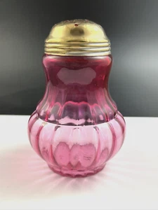 Antigua Hobbs Glass Co. EAPG Rubí COSTILLA ÓPTICA No. 346 agitador de azúcar - Imagen 1 de 18