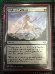 MTG Double Masters 2022 Might of Old Krosa 153 NM/M - Picture 1 of 2