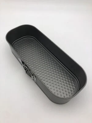 Relaxdays Springform Kastenform 31x12cm, antihaft, Königskuchen, anthrazit - Bild 1 von 4