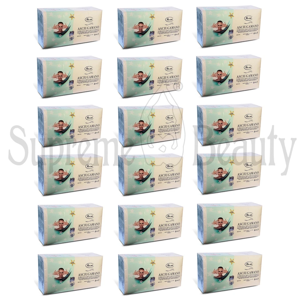 ROIAL 1080 ASCIUGAMANO MONOUSO CARTA SECCO GOFFRATA PROFESSIONALE PARRUCCHIERE