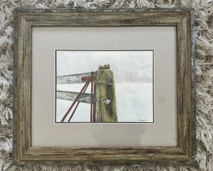'Ranch Hands Rest', Western Art, original watercolor Signed J Forcucci - Picture 1 of 11