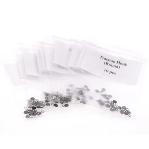 100Pcs Dental Orthodontic Lingual Bondable Traction Hook Round Type 10 Bags - Picture 1 of 6