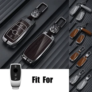 Aluminum Alloy ABS Car Key Fob Case Cover For Benz EQC A B C E G S GLC CLS CLA  - Picture 1 of 22