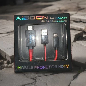 Aibocn 1080p MHL to HDMI Media Adapter for Galaxy S5,S4,S3, Note 2, Note 3 - Picture 1 of 4