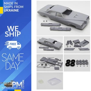 DiOlex DP24070 1/25 3D Resin Print Pontiac Grand Am 4 Door 1973 - Picture 1 of 2
