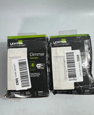 2 pack -Leviton Decora D26HD WiFi Smart Dimmer Switch - Image 1 of 4