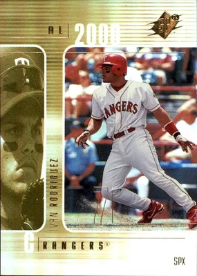 Ivan Rodriguez 2000 SPx #71 Texas Rangers FREE SHIPPING AutographDen - Image 1 of 2