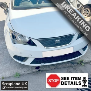 SEAT IBIZA Mk4 6J 1st-Facelift 2012–2015 1.2 TDI 4-Door Hatch LS9R White Fusex4 - Picture 1 of 6