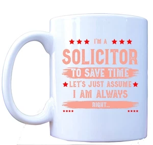 Divertida Taza de Abogado, Regalo de Abogado para Hombres y Mujeres - Taza de Café de Oficina Legal - Imagen 1 de 9