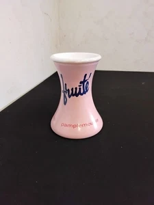 Strohhalmhalter Werbung fruchtig Vintage Bistro Opal rosa - Bild 1 von 11