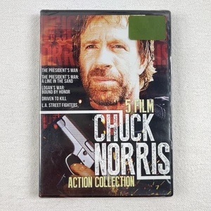 Chuck Norris: Five 5-Film DVD Action Collection The President's Man New - Picture 1 of 2