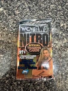 Paquete de 4 cartas selladas Topps wcw/nWo Nitro Wrestling 1999 - Imagen 1 de 2