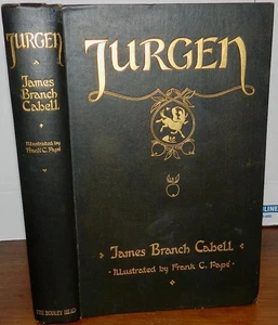 Jürgen: Eine Komödie der Gerechtigkeit von Cabell. 1921 Limited Ed Illustd by Frank Pape. - Bild 1 von 9