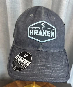 Seattle Kraken Levelwear Onesize Hat Hc90lus Reflection Navy recycled - Picture 1 of 19