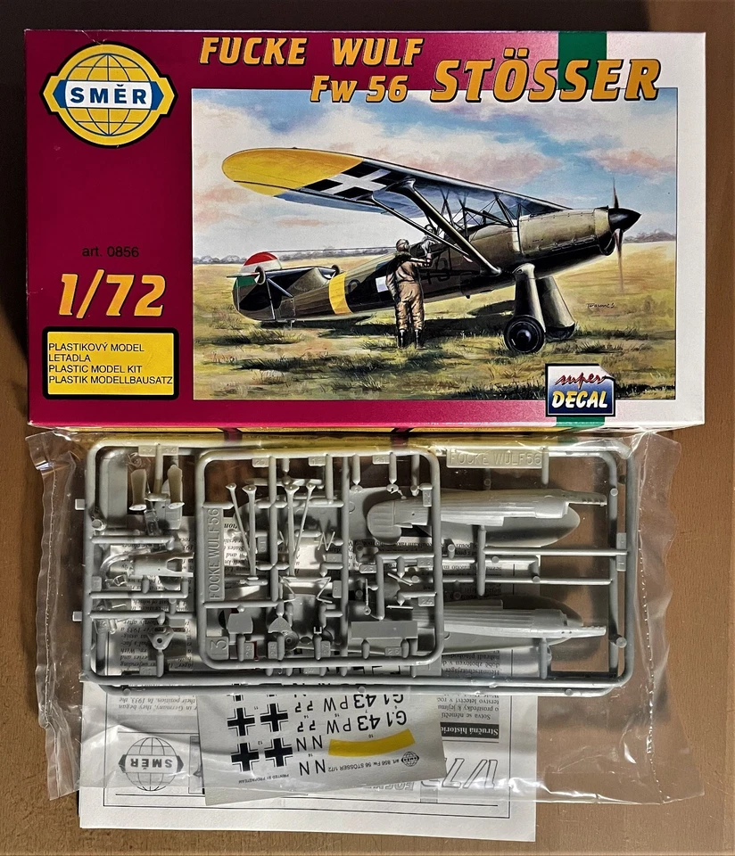 SMER 0856 - FUCKE WULF Fw 56 STÖSSER - 1/72 PLASTIC KIT - Immagine 1 di 1