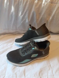 Skechers Summit? Womens Hands Free Slip Ins Shoes Sneakers Olive Green Sz 9.5 - Picture 1 of 11