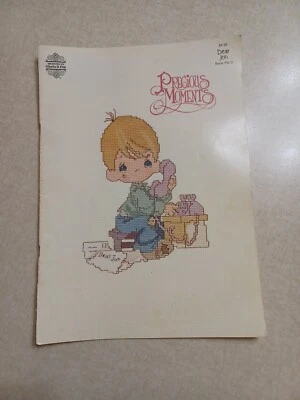 Designs By Gloria & Pat Precious Moments Cross Stitch Pattern Booklet Dear Jon - Image 1 of 4