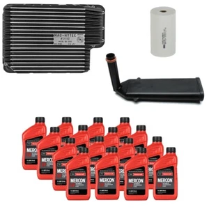 Kit de servicio de transmisión 5R110 y bandeja Mag-Hytec para 03-07 F-250/F-350/Excursion - Imagen 1 de 6