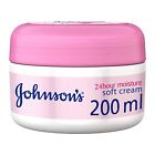 Johnson's 24hour Moisture Soft Cream 200 ml Free Ship